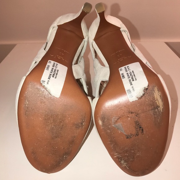 ALAIA SUEDE CAGE OPEN TOE BOOTIES SZ 40 - Picture 5 of 5